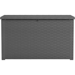 Keter Java 870 Litre Plastic Storage Box - Grey