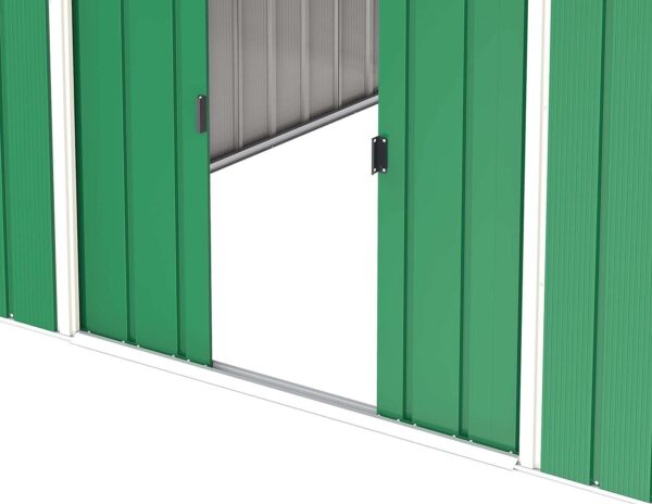 Sapphire by Duramax 10'x10' Metal Shed - Green - Image 8