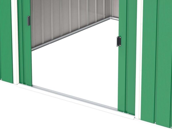 Sapphire by Duramax 10'x10' Metal Shed - Green - Image 10