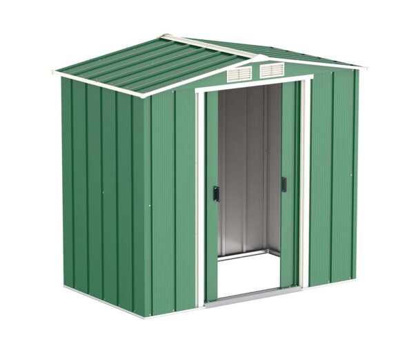 Sapphire by Duramax 6'x4' Metal Shed - Green