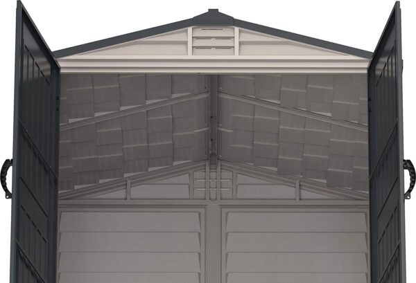 Duramax Storemate 6' x 6' Vinyl Apex Roof Storage Shed - Image 3