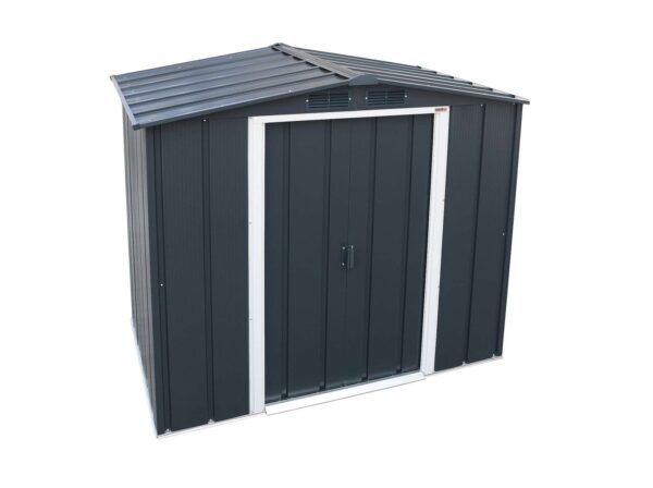 Sapphire by Duramax 6'x4' Metal Shed - Grey