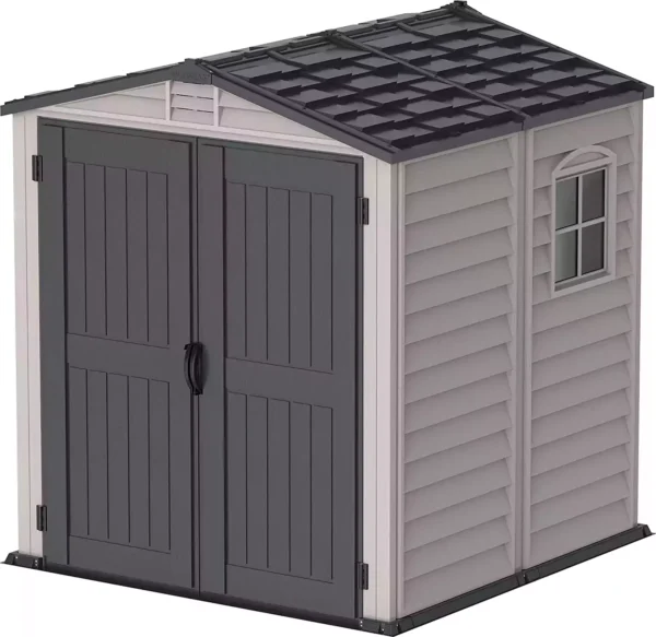 Duramax Storemate 6' x 6' Vinyl Apex Roof Storage Shed - Image 2