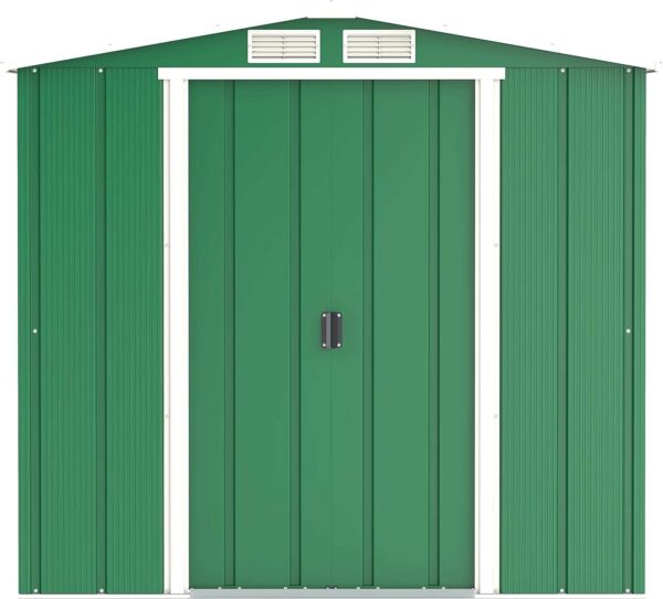 Sapphire by Duramax 6'x4' Metal Shed - Green - Image 11