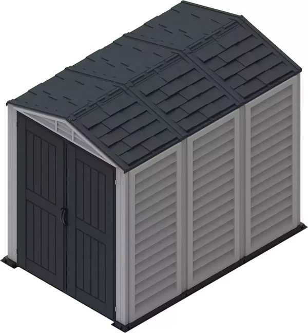 Duramax YardMate 5' x 8' Vinyl Apex Roof Storage Shed - Image 3