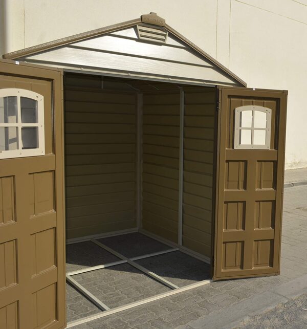 Duramax StoreMax 7' x 7' Vinyl Shed with Foundation Kit - Image 4