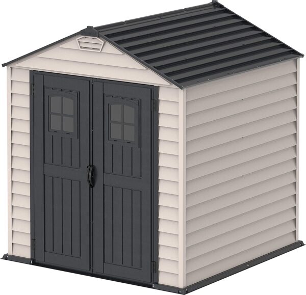 Duramax Storemax 7' x 7' Vinyl Apex Roof Storage Shed - Image 7