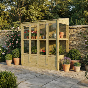 Mercia 6'x3' Green Dipped Treatment Timber Traditional Tall Wall Greenhouse (Expected into warehouse 23/04/2026)