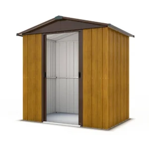 Yardmaster 6' x 5' Apex Metal Shed - Premium Woodview