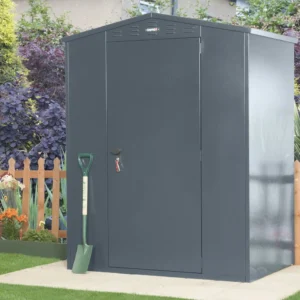 Asgard 5'x4' Flexistore Heavy Duty Metal Shed - with 3 Point Locking System