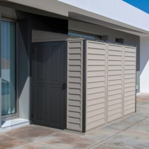 Duramax Sidemate Plus Vinyl Lean To 4x8 Shed - Grey
