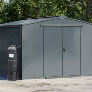 Asgard 10'x11' Garrison Plus Heavy Duty Metal Workshop Shed - with Installation