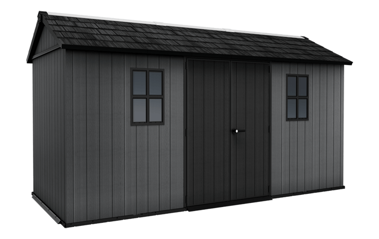 Keter 15'x 7.5' Newton Plus Plastic Shed with Side Entry - Image 7