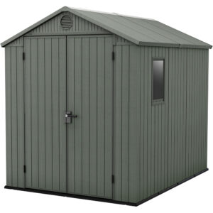 Keter 6'x8' Darwin Heavy Duty Plastic Garden Shed -  Green