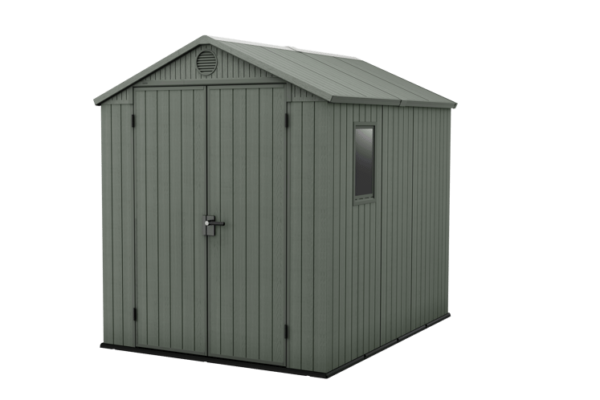 Keter 6'x8' Darwin Heavy Duty Plastic Garden Shed -  Green
