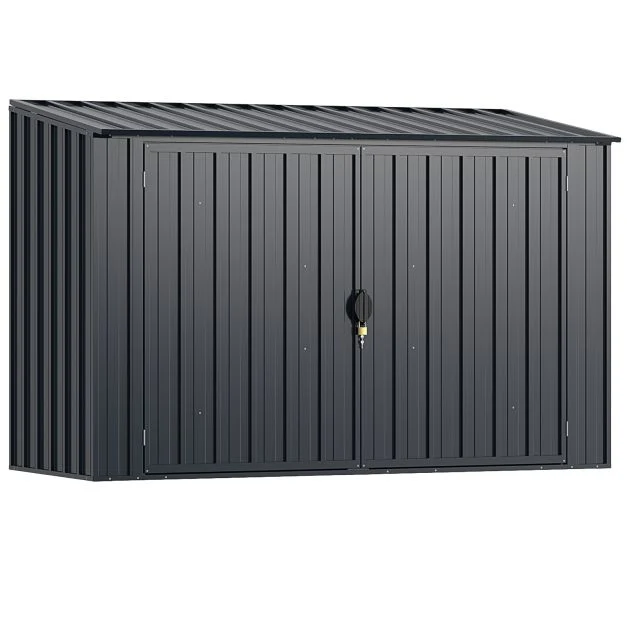 Pro-Tect 6'x 3' Double Metal Wheelie Bin Storage Unit / Bicycle Unit - Image 4