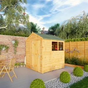 Mercia 6' x 6' Woodsman Timber Shiplap Apex Shed