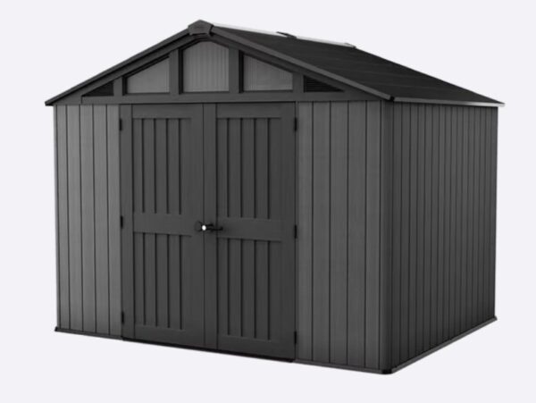 Keter 10'x8' Stronghold Heavy Duty Plastic Shed - Grey