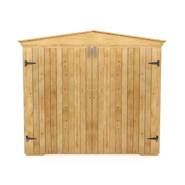 Living and Home 4'x2' Spruce Wood Garden Tool Equipment Storage Shed - Image 2