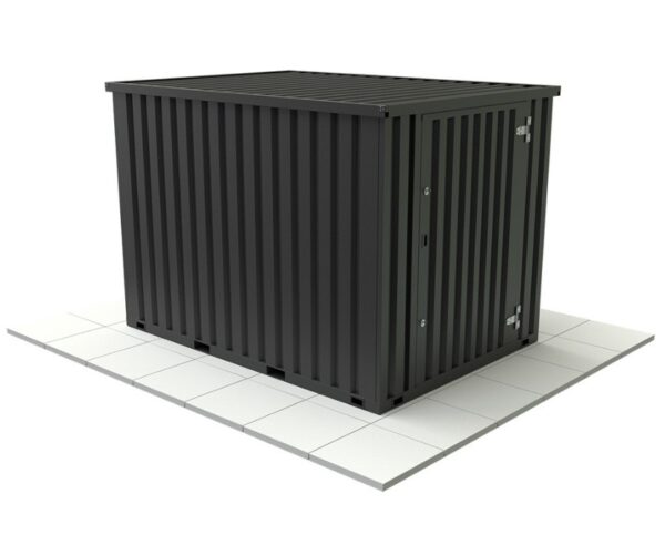 Solhma 7'x9' KDC+ Heavy Duty Metal Storage Container - Anthracite Grey - Image 10