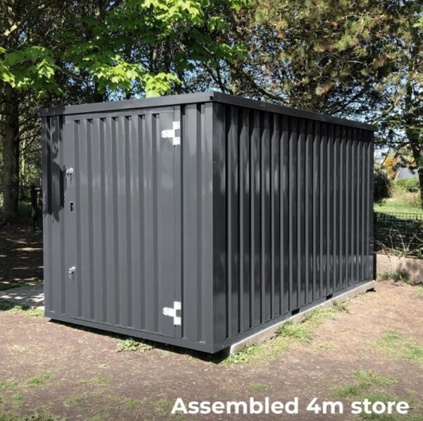 Solhma 7'x12' KDC+ Heavy Duty Metal Storage Container - Anthracite Grey - Image 12