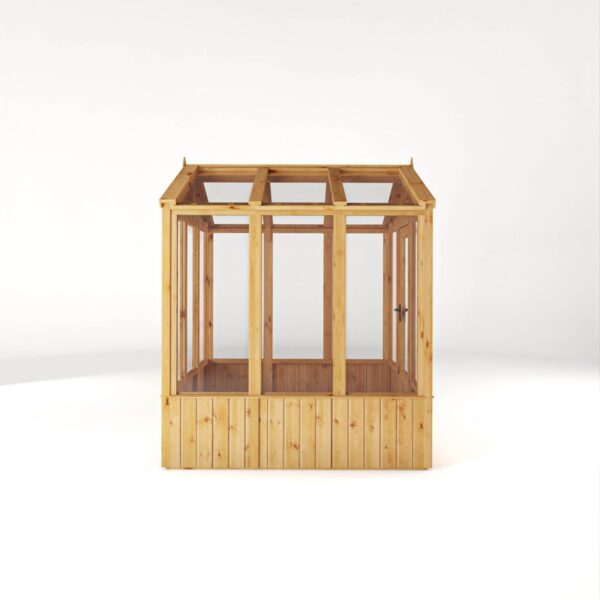 Mercia 6'x6' Woodsman Timber Apex Glass Greenhouse - Image 3