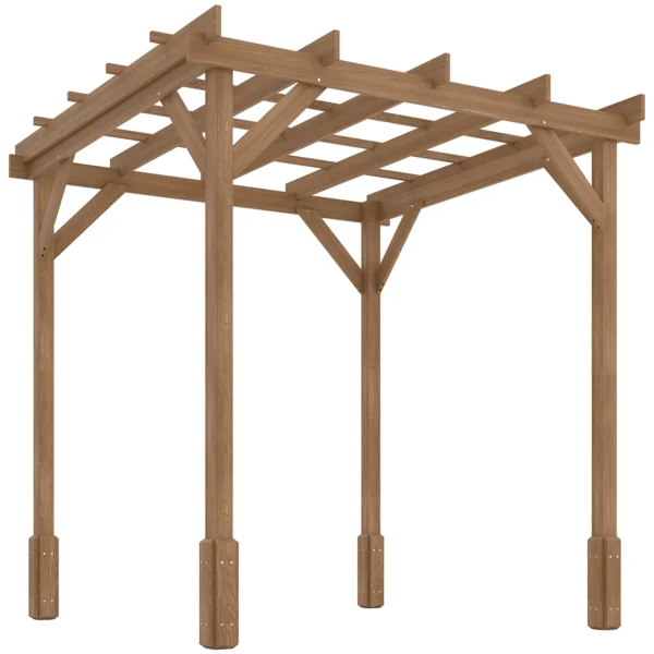 OutSunny 6.5'x6.5' Timber Pergola