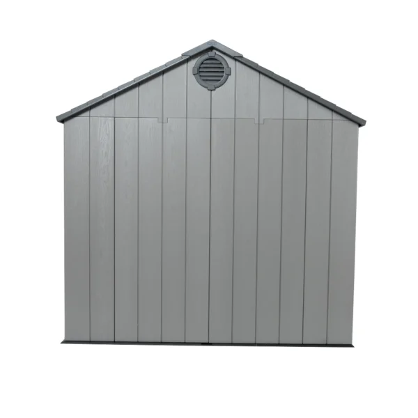 Lifetime 20×8 Dual Entry Heavy Duty Plastic Shed - Grey - Image 5