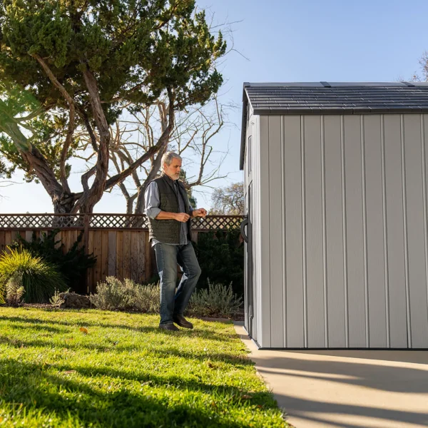 Lifetime 8'x20' Vertical Cladding Heavy Duty Plastic Shed - Image 11