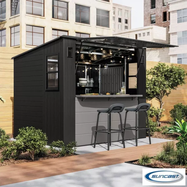 Suncast 8'x7' Cabana Plastic Entertainment Shed X