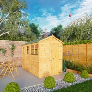 Mercia 10' x 5' Modular Shiplap Apex Timber Shed