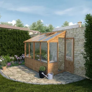 Mercia 8'x4' Traditional Lean To Timber Greenhouse