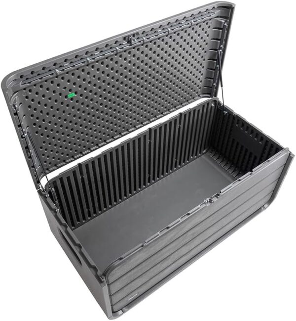 Lifetime 515 Litre Modern Outdoor Storage Deck Box Grey - Model ‎60431E - Image 6