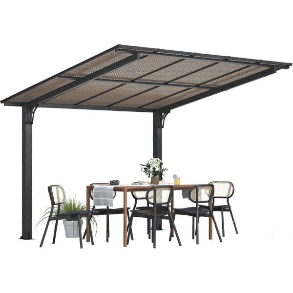 Pro-Tect 10'x8' Aluminium Freestanding Metal Lean To Shelter / Carport - Image 9