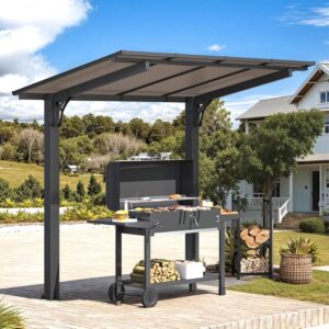 Pro-Tect 8'x5' Aluminium Freestanding Metal Lean To Shelter / Carport