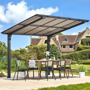 Pro-Tect 10'x8' Aluminium Freestanding Metal Lean To Shelter / Carport