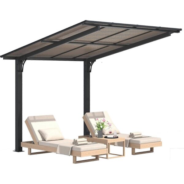 Pro-Tect 8'x8' Aluminium Freestanding Metal Lean To Shelter / Carport - Image 8