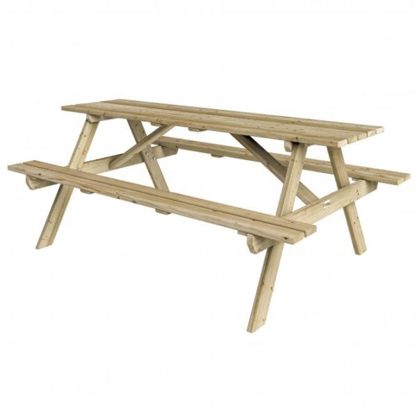 Rowlinson Traditional Timber Picnic Table 1.8m - Image 8
