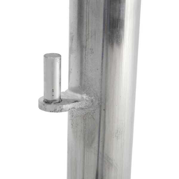 Living and Home 7 Bar Half Mesh Galvanised Metal Field Gate - 8ft Wide - Image 3