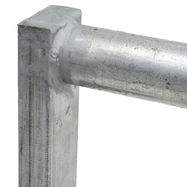 Living and Home 7 Bar Half Mesh Galvanised Metal Field Gate - 10ft Wide - Image 6