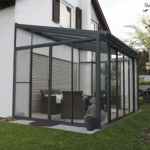 Palram 14x10 Sanremo Lean to Conservatory  - Grey