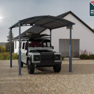 Palram - Canopia 12' x 14' Aluminium Carport 4300- Alpine Grey