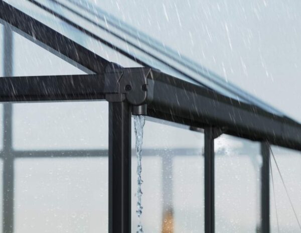 Palram 10x20 Aria Greenhouse - Black (Clear Glazing) - Image 8