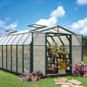Palram 8x16 Hobby Gardener Greenhouse Green - (Twin Wall Gazing)