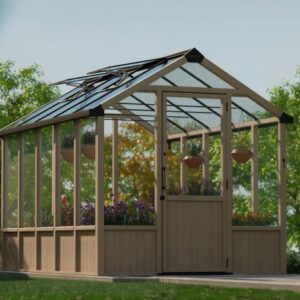 Palram 8x12 Canopia Natura Cedar Wooden Greenhouse