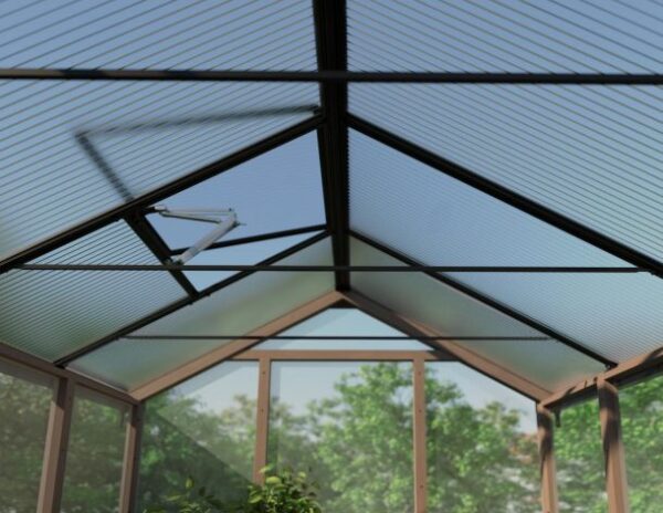 Palram 8x22 Canopia Natura Cedar Wooden Greenhouse - Image 18