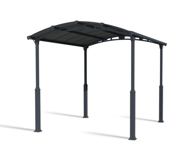 Palram - Canopia 12' x 14' Aluminium Carport 4300- Alpine Grey - Image 3