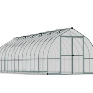 Palram 8x32 Bella Greenhouse - Silver (Twin Wall Glazing)
