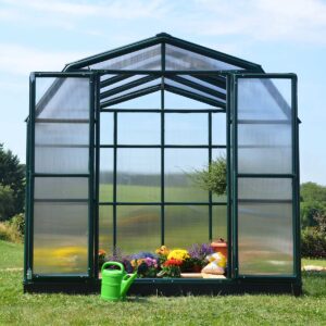 Palram 8x8 Hobby Gardener Greenhouse Green - (Twin Wall Gazing)
