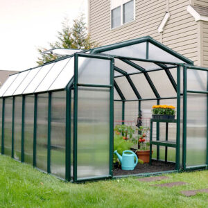 Palram 8x12 Hobby Gardener Greenhouse Green - (Twin Wall Gazing)